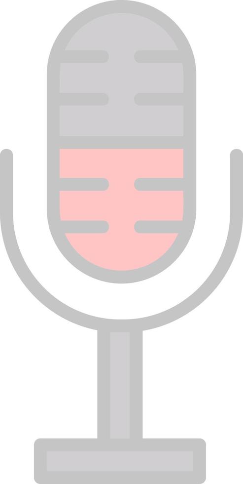 Podcast Vector Icon Design
