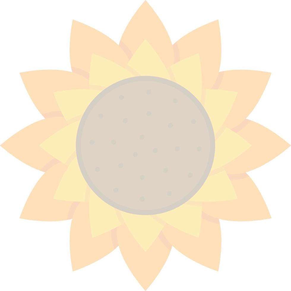 Sunflower Vector Icon Design