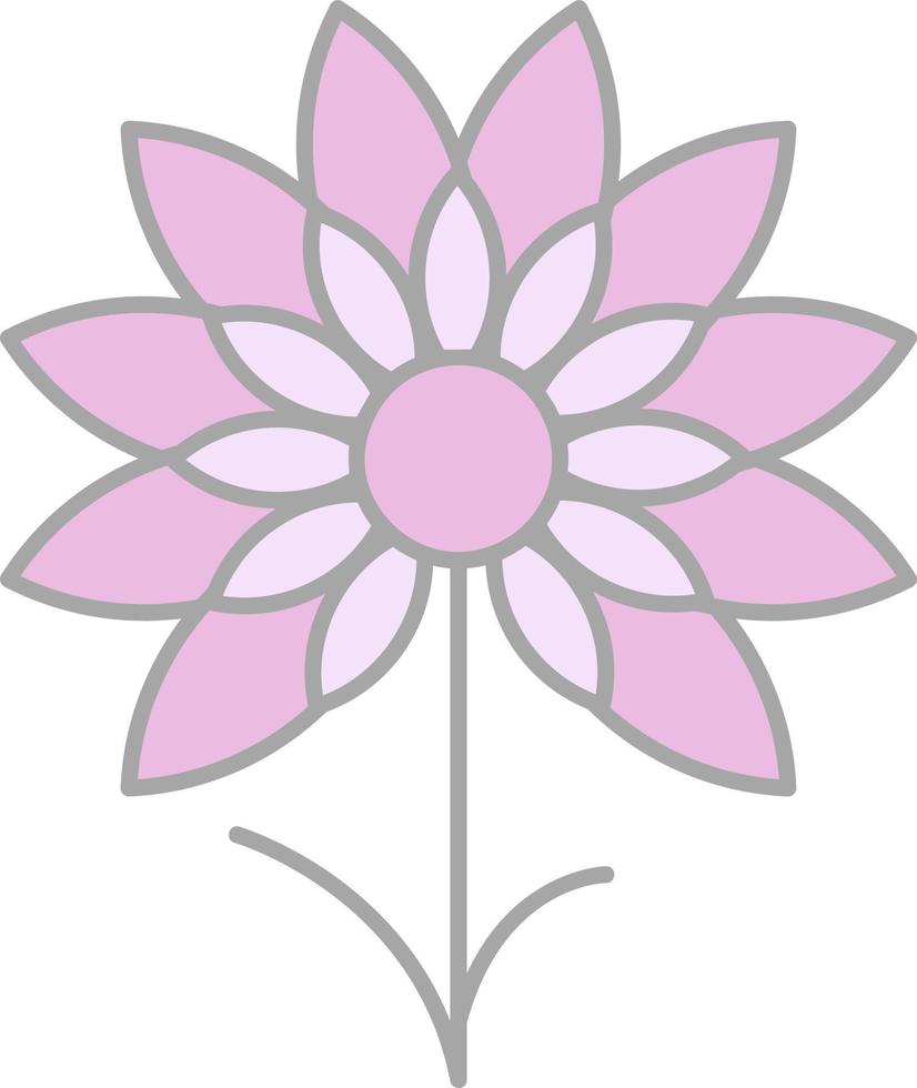 Chive Blossoms Vector Icon Design