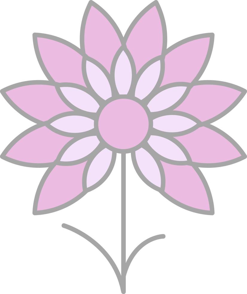 diseño de icono de vector de flores de cebollino