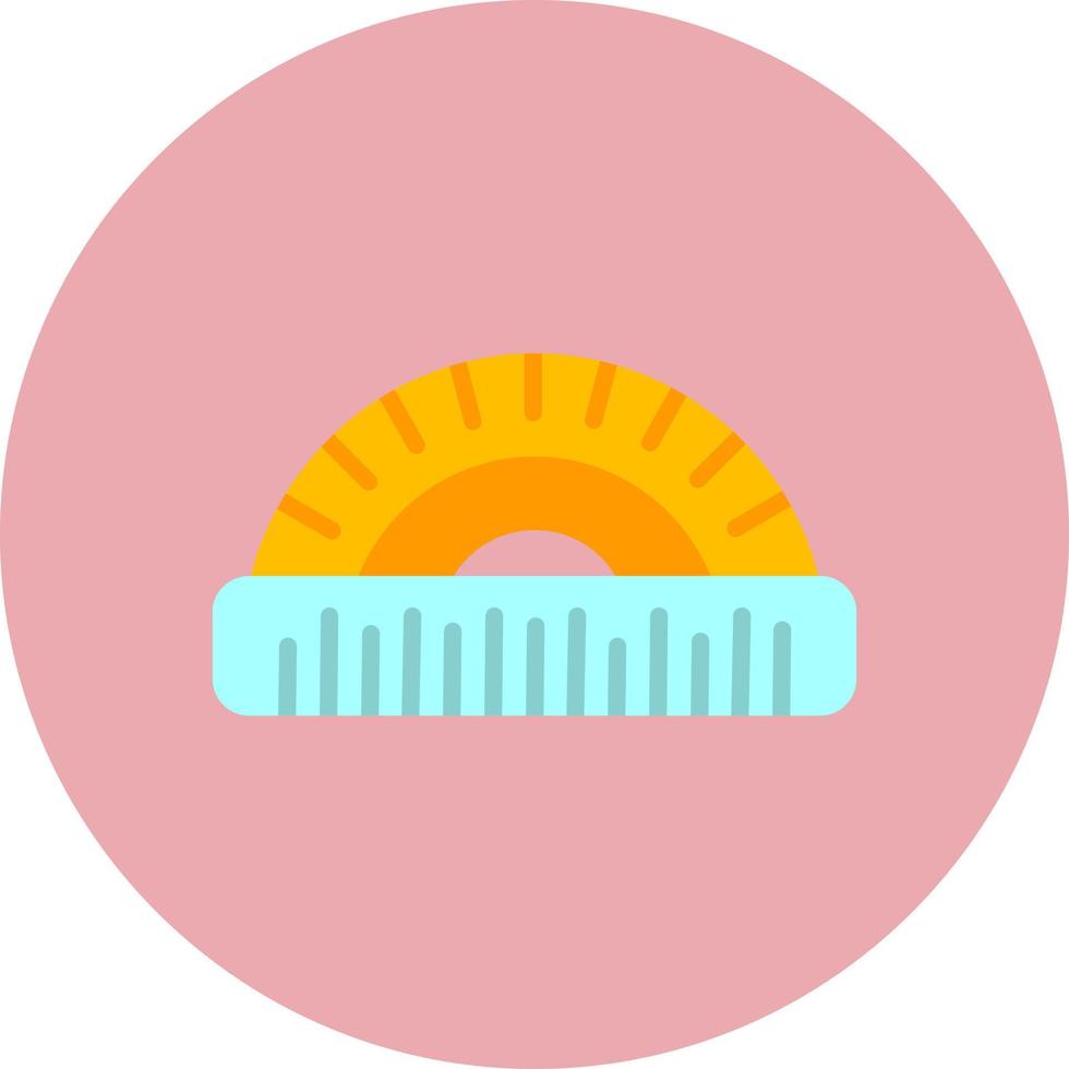 Protractor Vector Icon