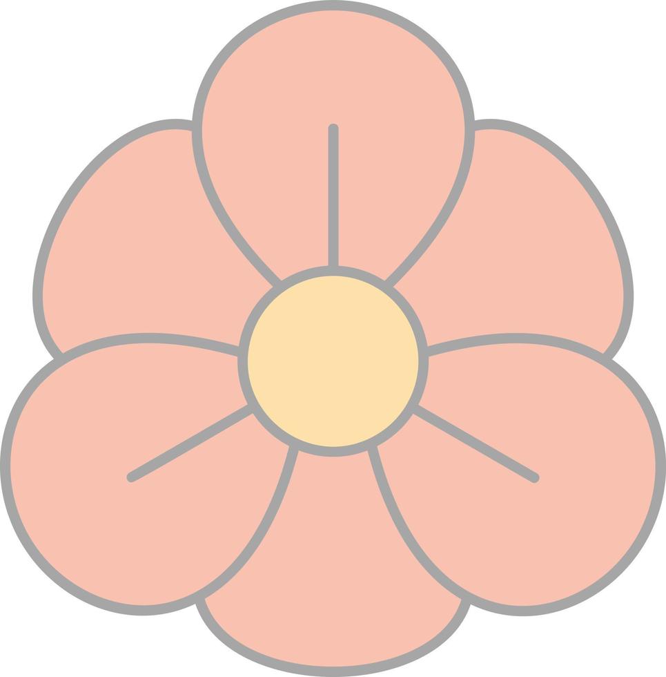 Nasturtium Vector Icon Design