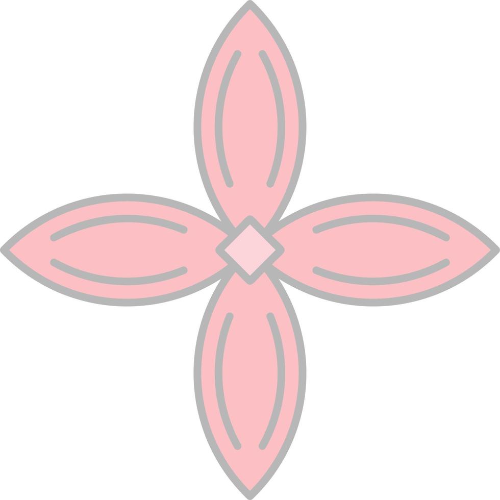 Bouvardia Vector Icon Design
