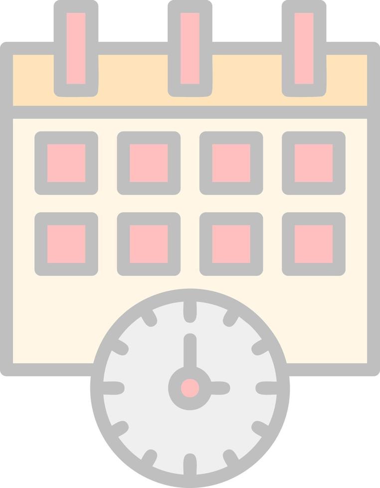 Schedule Vector Icon Design