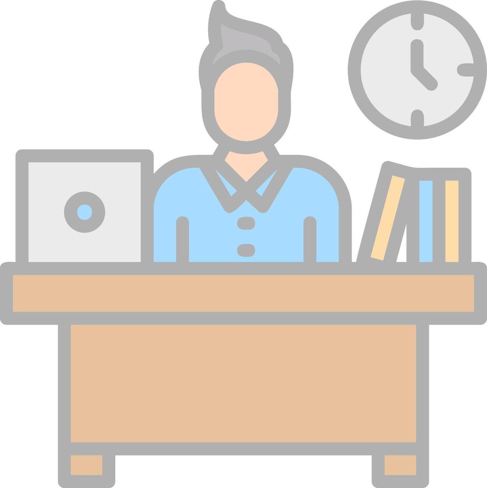 Workplace Vector Icon Design