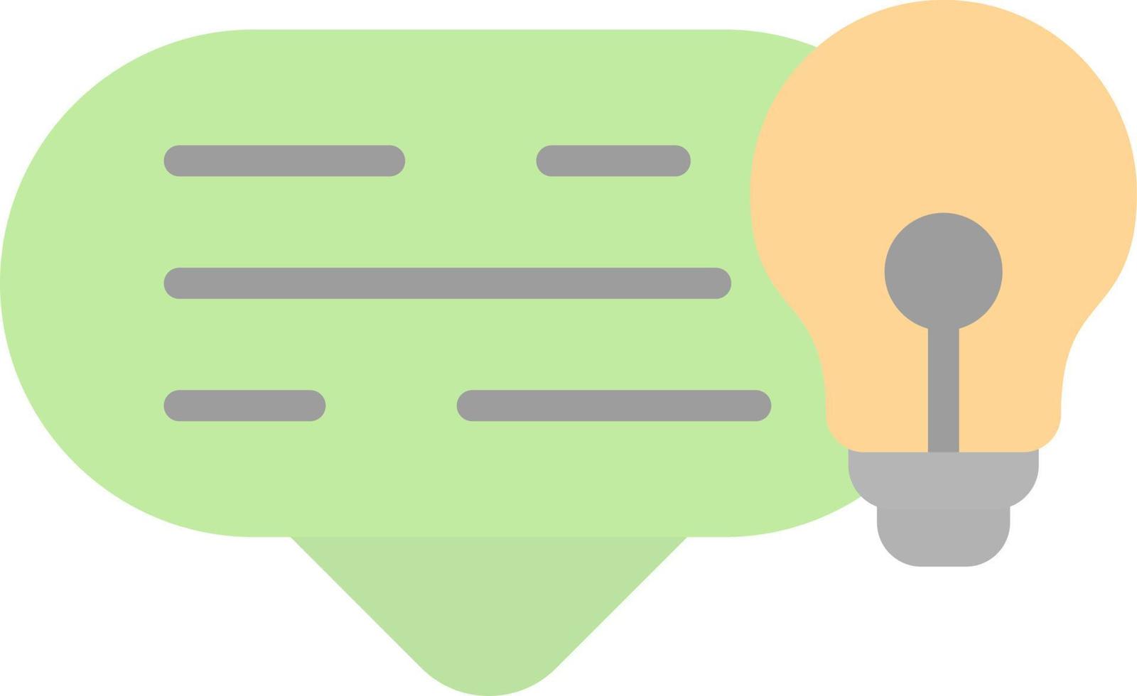 Opinion Vector Icon Design