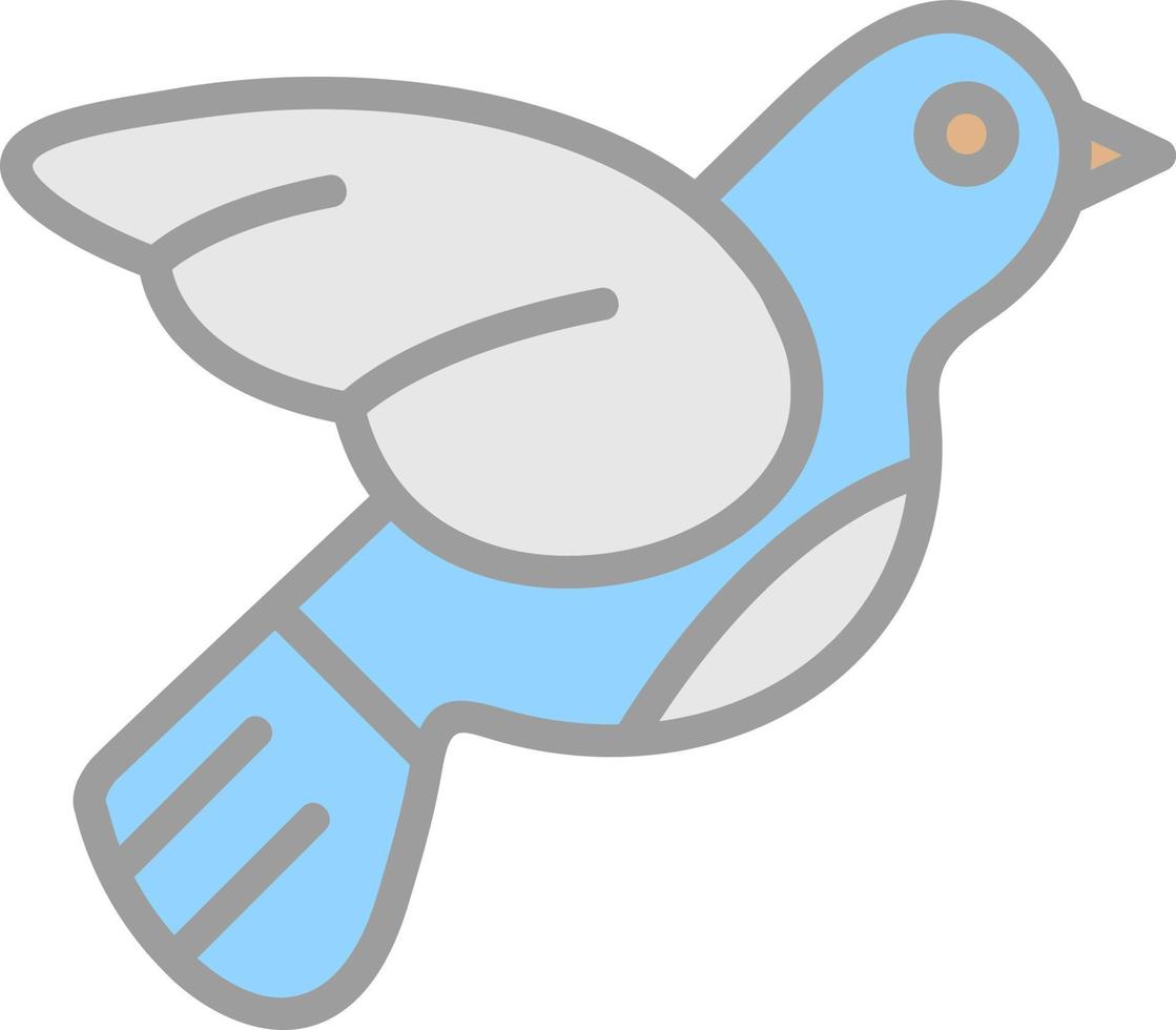 Dove Vector Icon Design