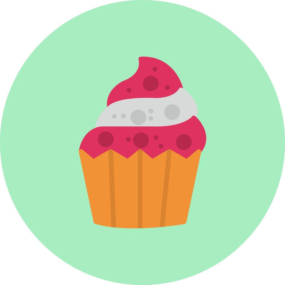 icono de vector de muffin