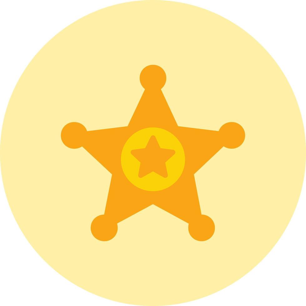 Justice Sheriff Vector Icon