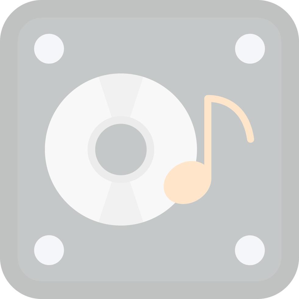 Music Album Vector Icon Design