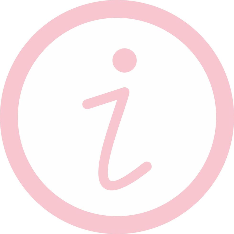 Info Vector Icon Design