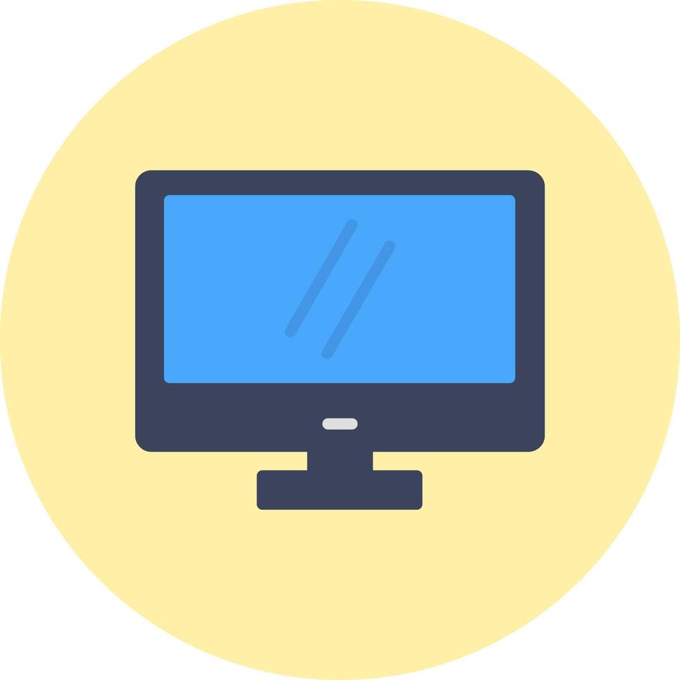 Monitor Display Vector Icon