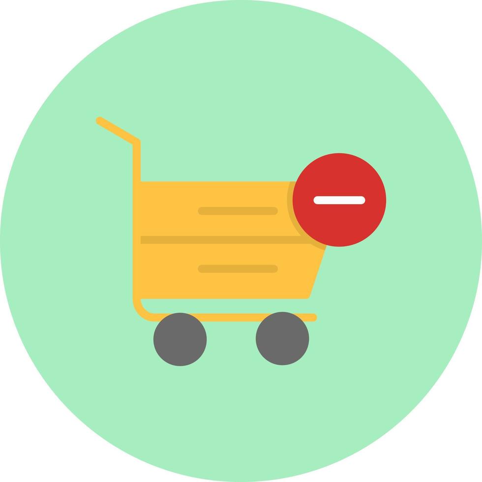 Remove from Cart Vector Icon