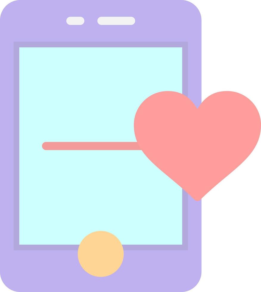 Love Call Vector Icon Design