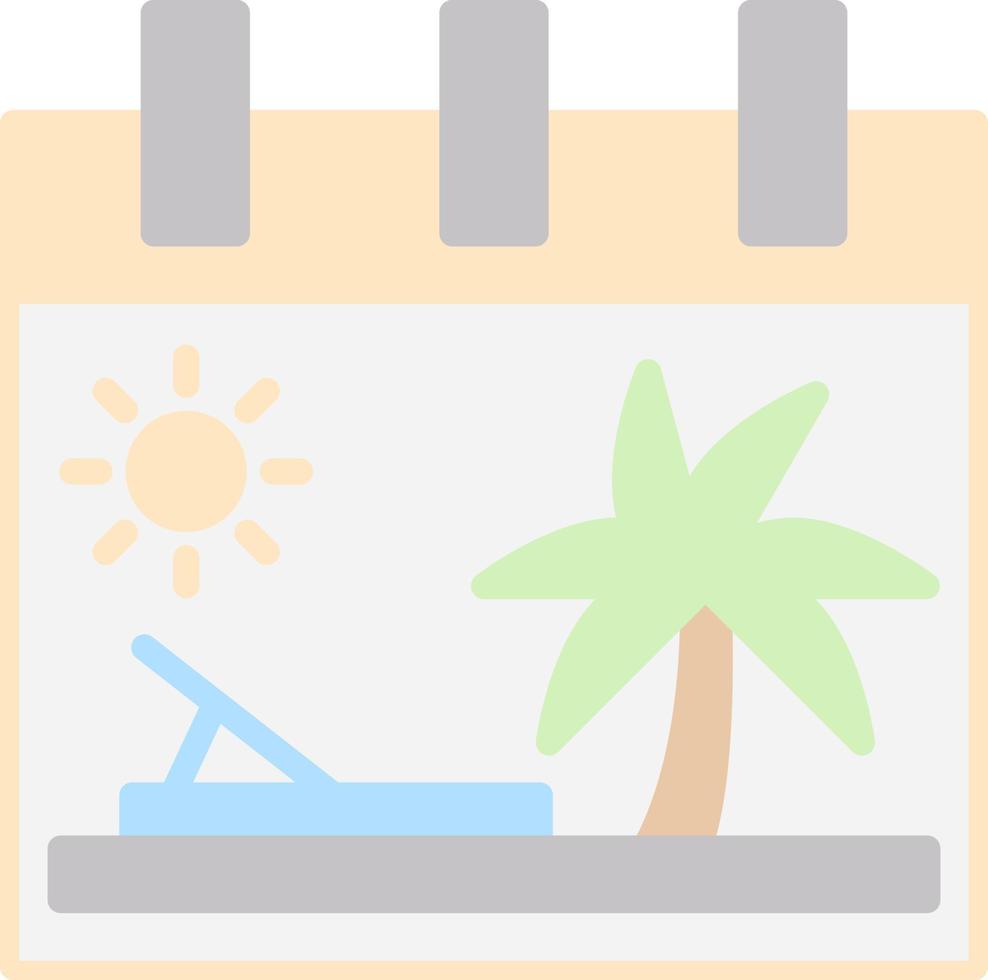 diseño de icono de vector de vacaciones