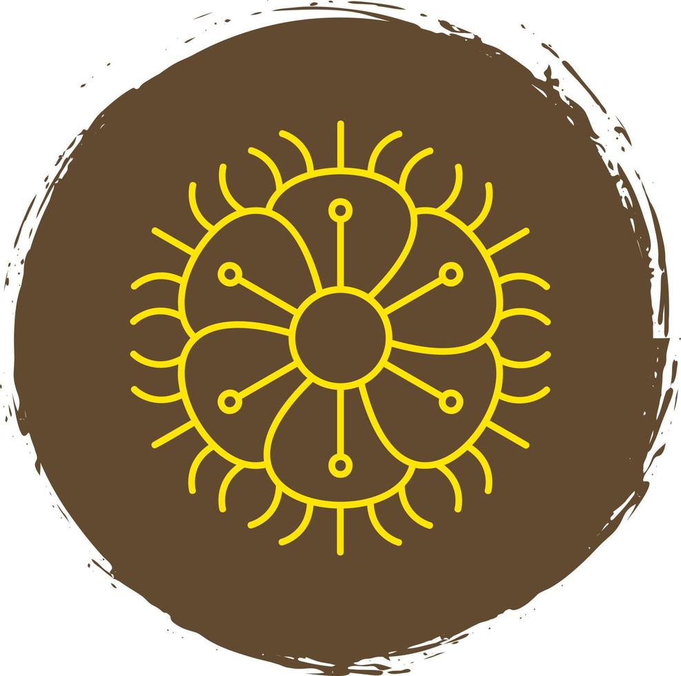 Fringed Dianthus Vector Icon Design