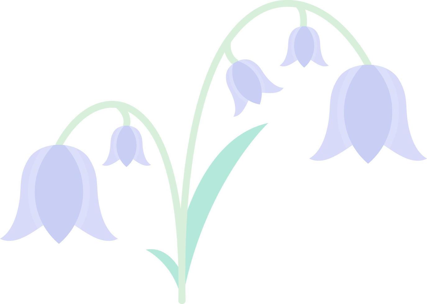 Bluebell Vector Icon Design