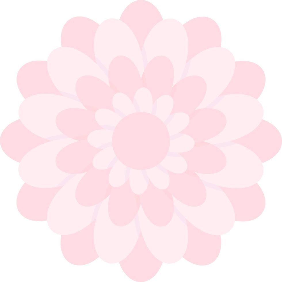 Chrysanthemum Vector Icon Design
