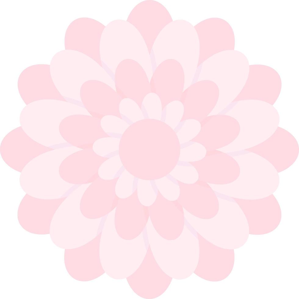 Chrysanthemum Vector Icon Design