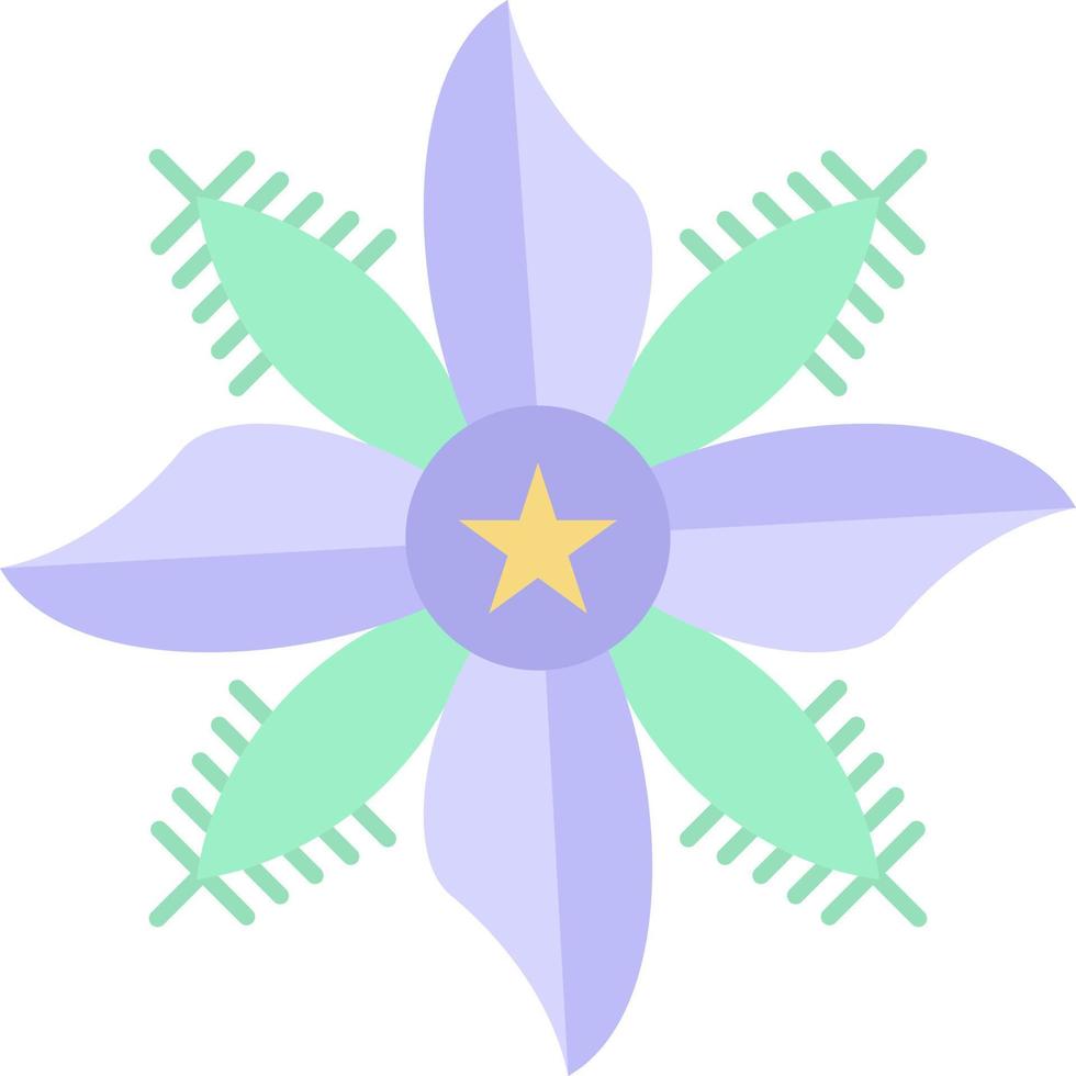 Borage Vector Icon Design