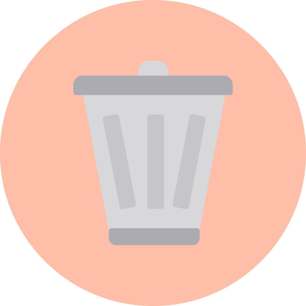 icono de vector de papelera de reciclaje