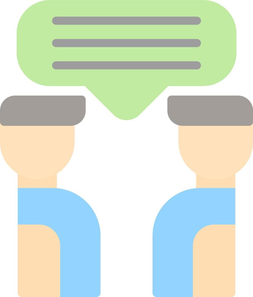 Discussion Vector Icon Design