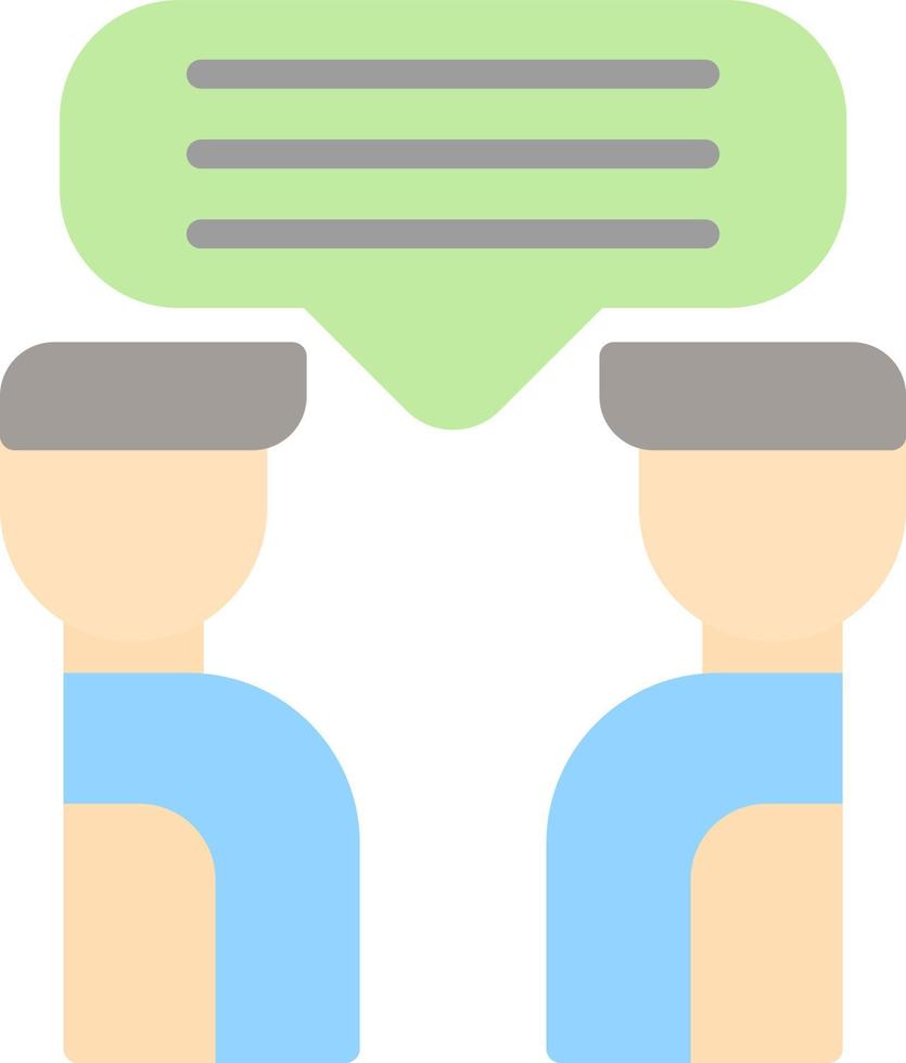 Discussion Vector Icon Design