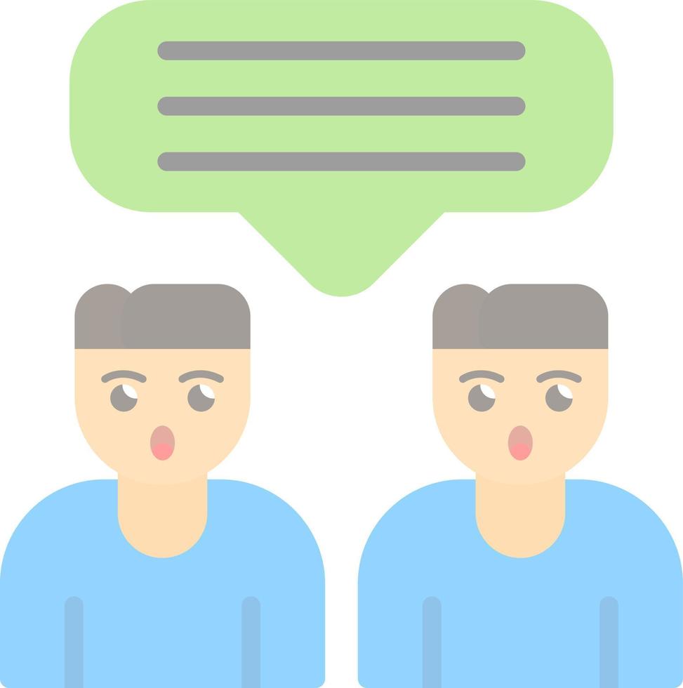 diseño de icono de vector de conversación