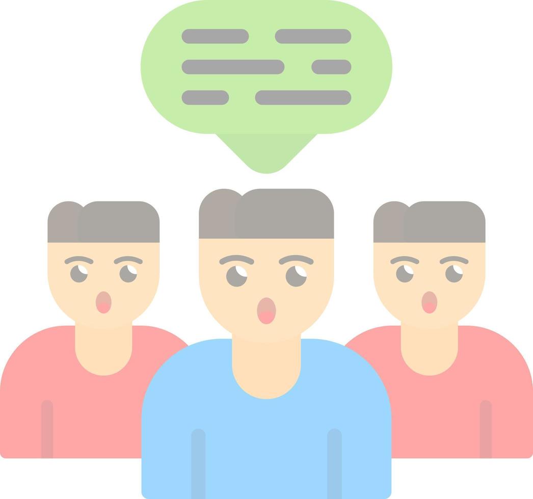 Discussion Vector Icon Design