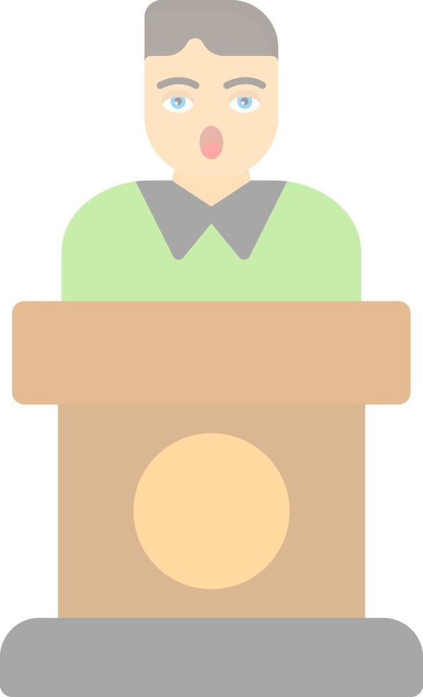 Politician Vector Icon Design