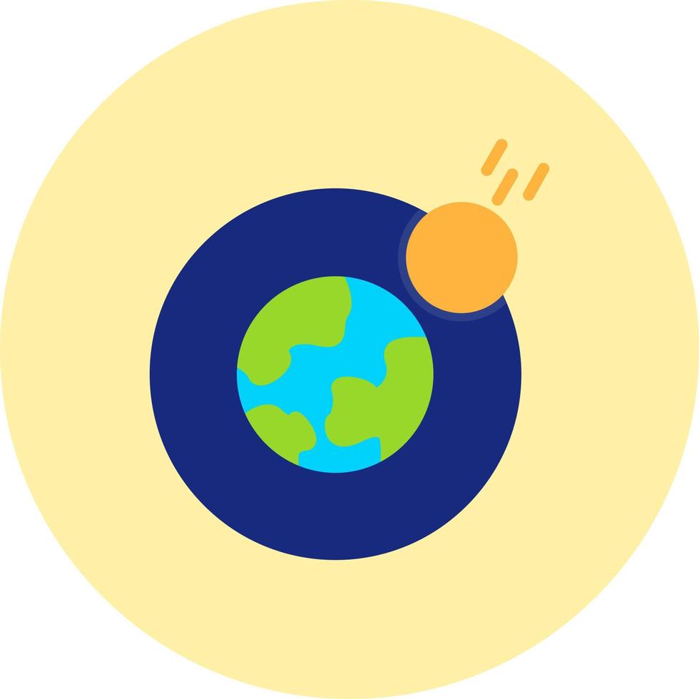 Meteor Vector Icon