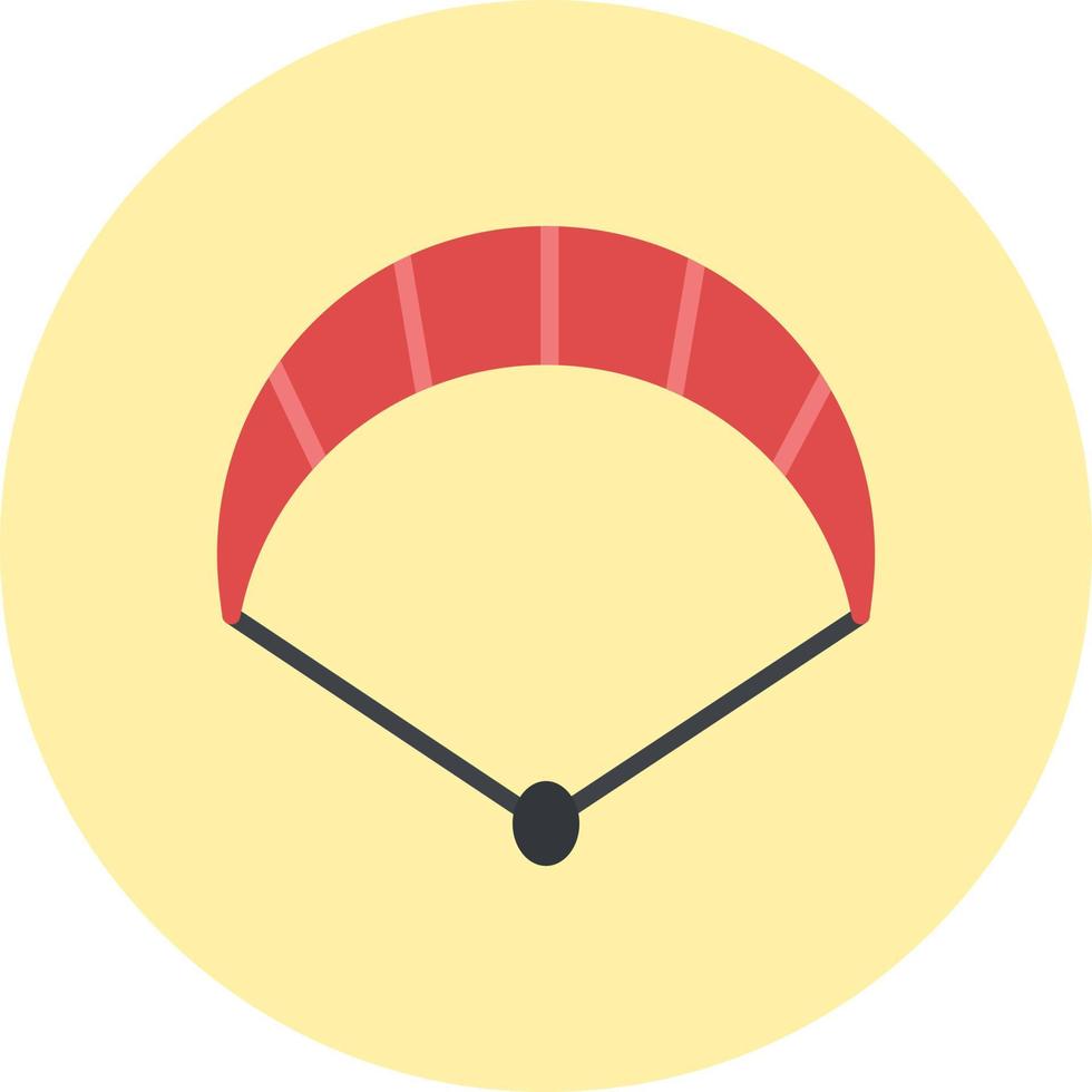 Kitesurfing Vector Icon