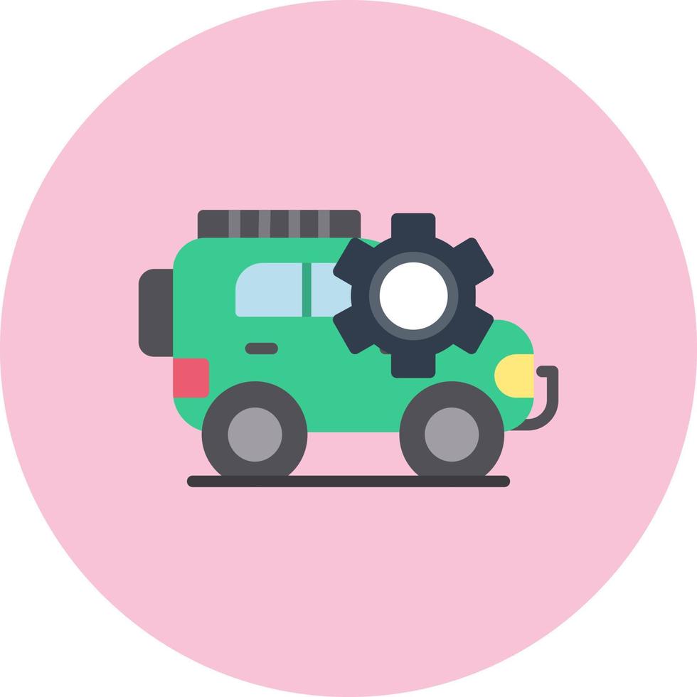 Setting Jeep Vector Icon