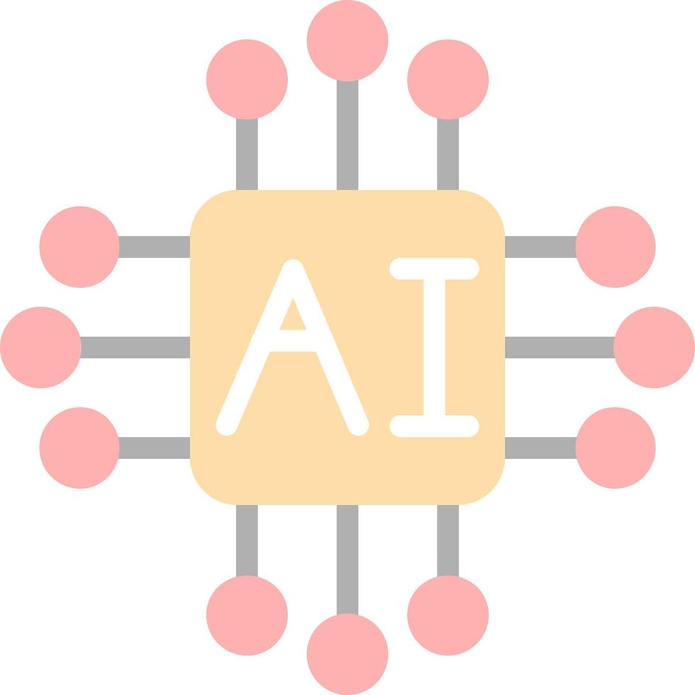 Artifical Intelligence Vector Icon Design