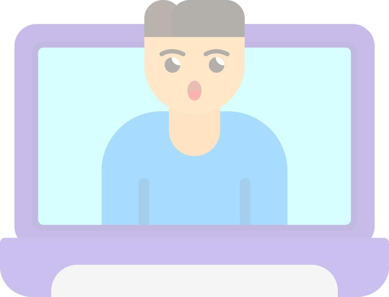 Video Call Vector Icon Design