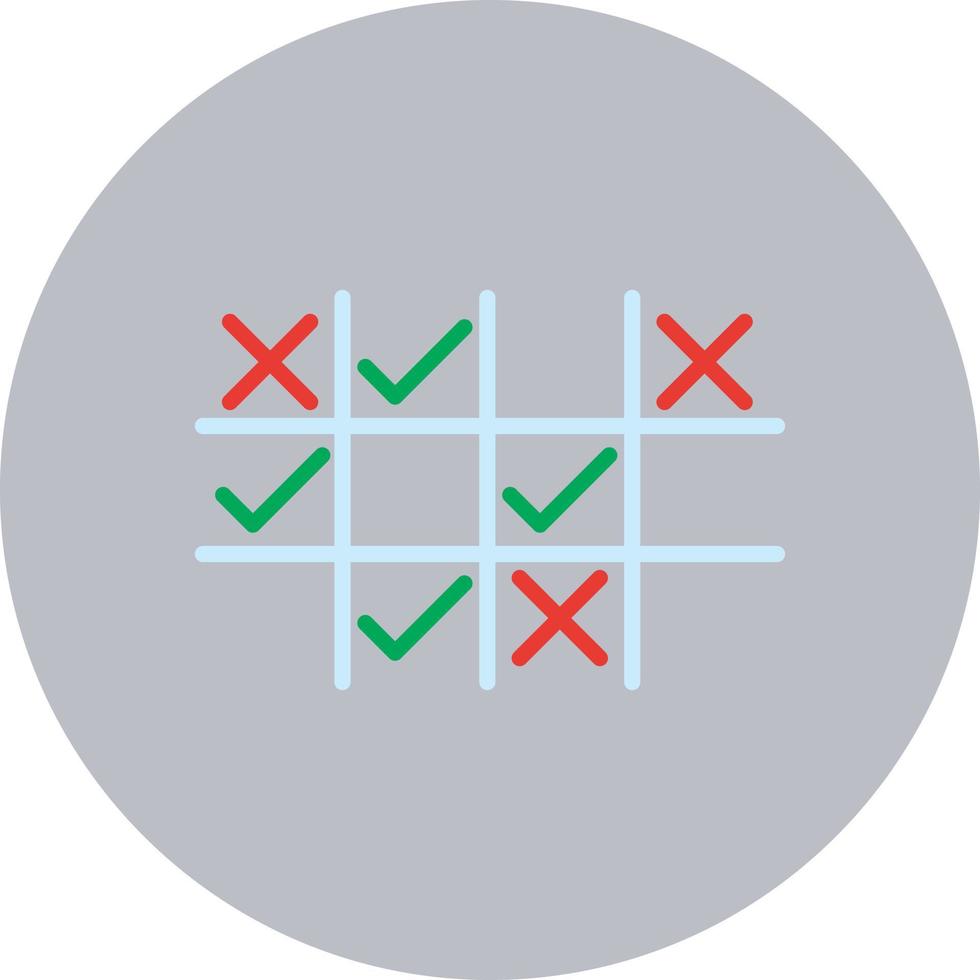 Tic Tac Toe Vector Icon