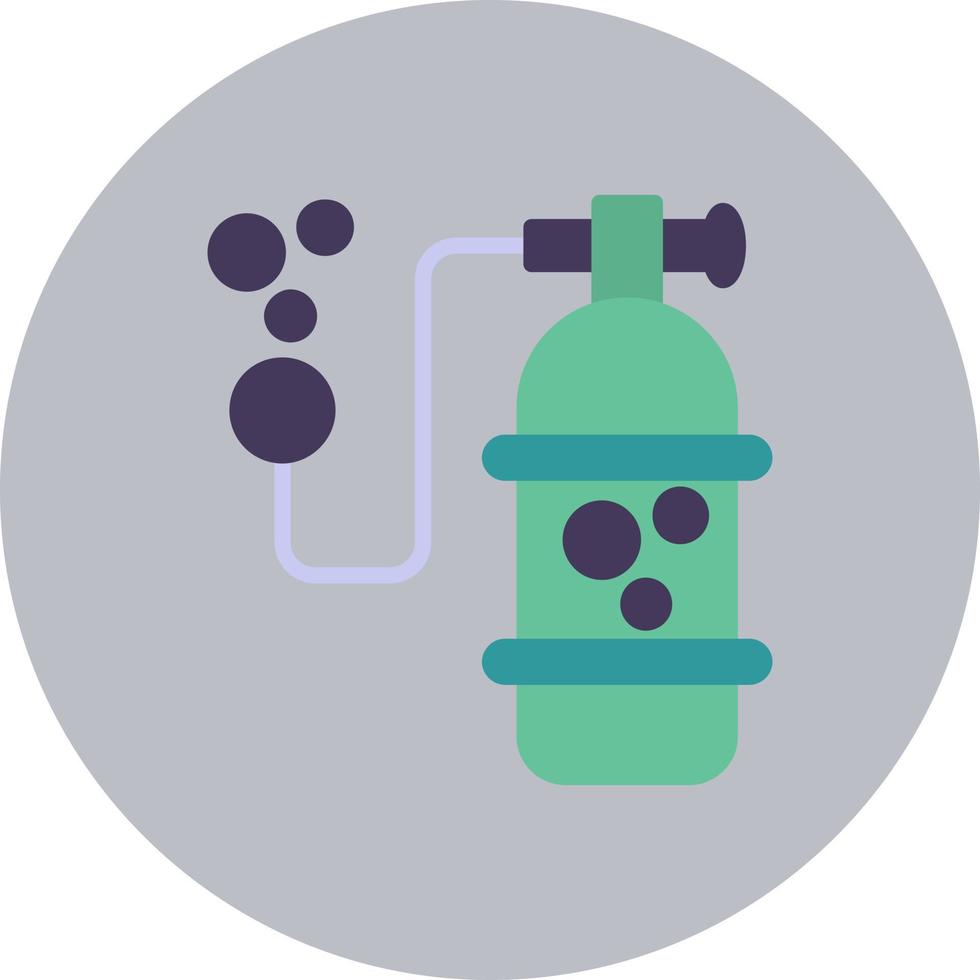 Oxygen Cylinder Vector Icon
