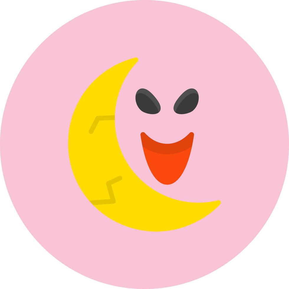 Half Moon Vector Icon