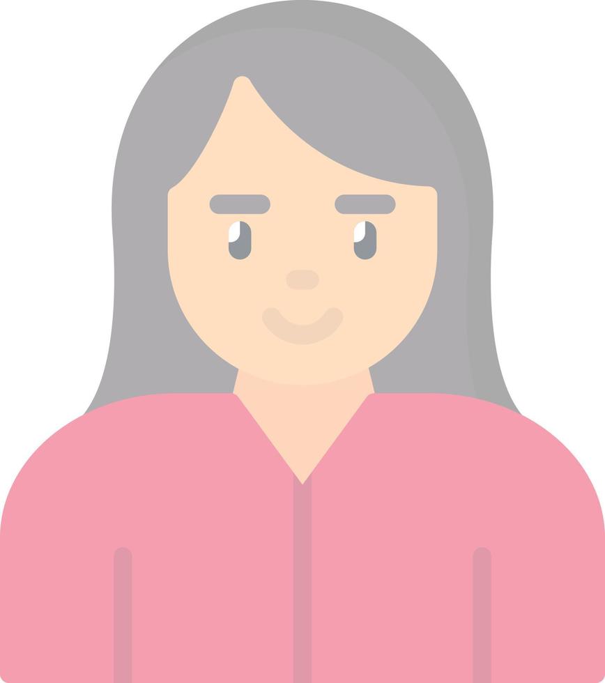 Female Vector Icon Design