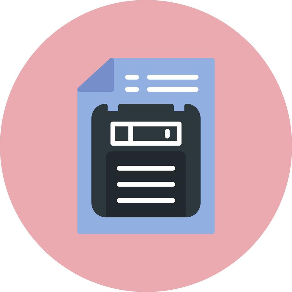 Floppy Disk Vector Icon