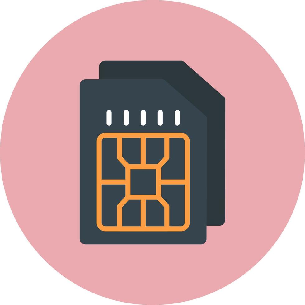 Sim Card Vector Icon