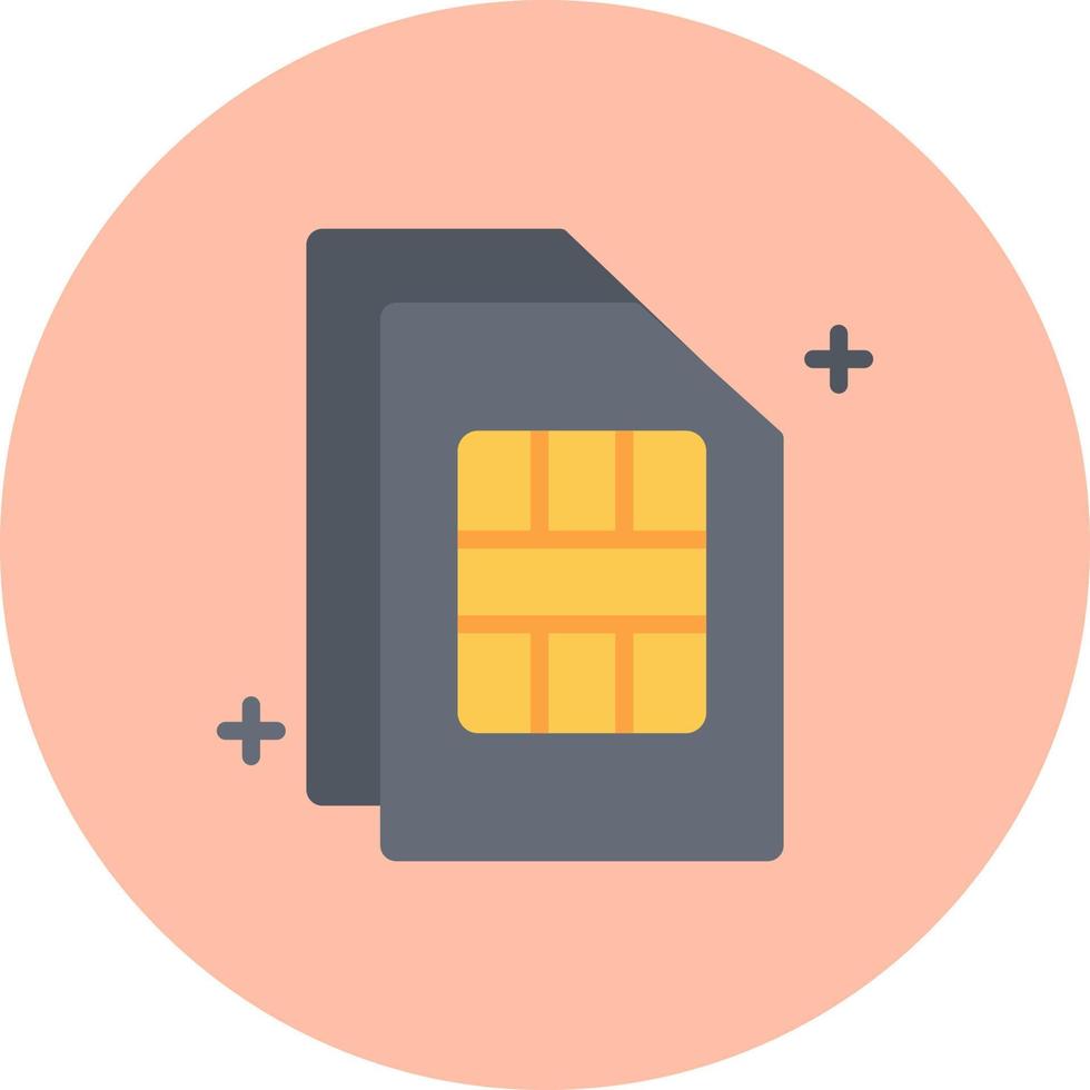 icono de vector de tarjeta sim de teléfono