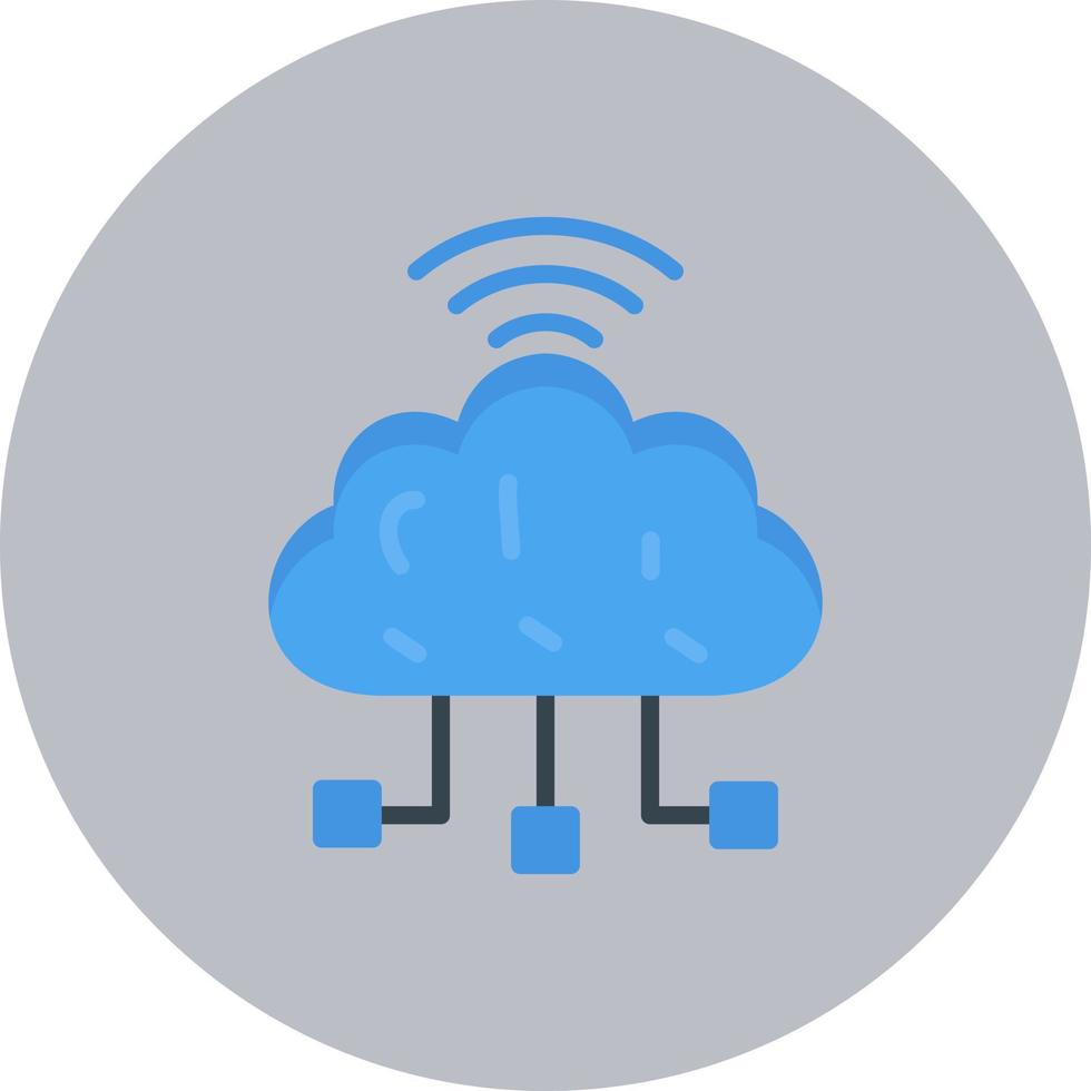 Cloud Computing Vector Icon