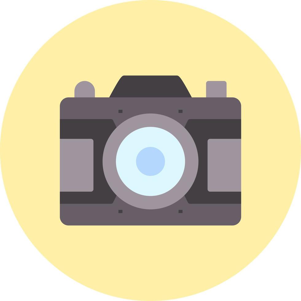 icono de vector de cámara dslr