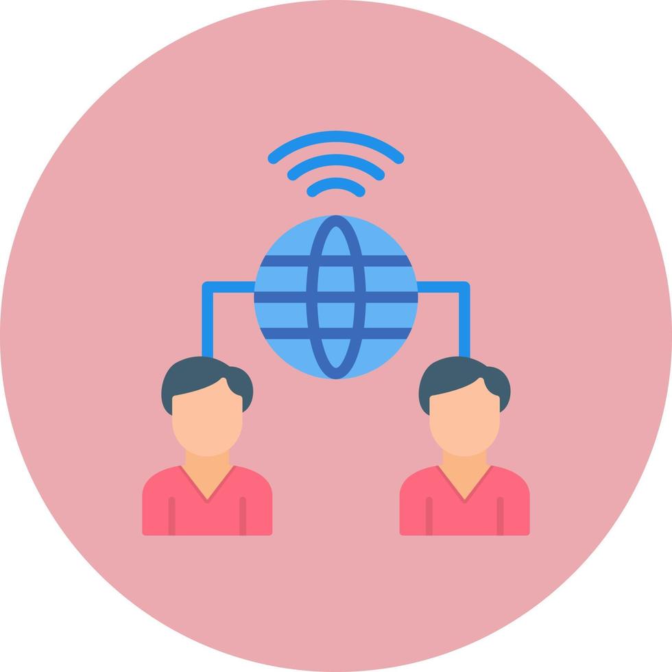 Network Connection Vector Icon