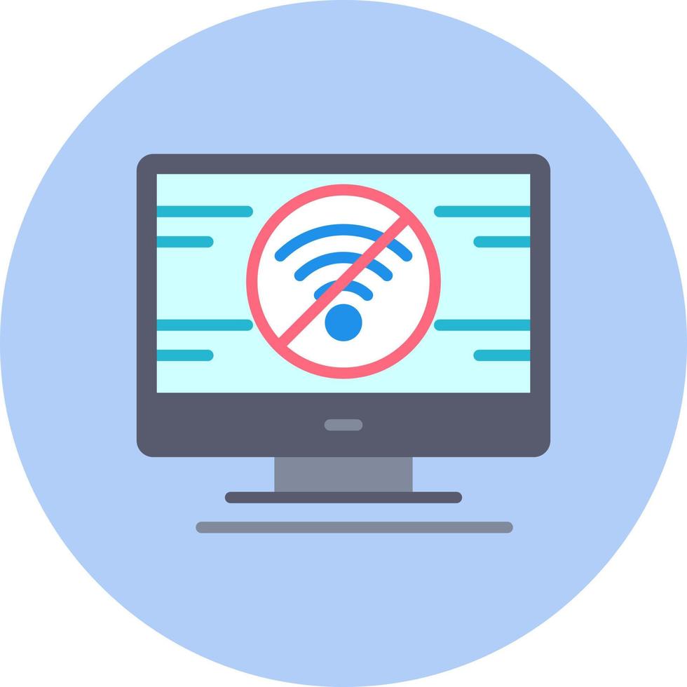 No Wifi Vector Icon