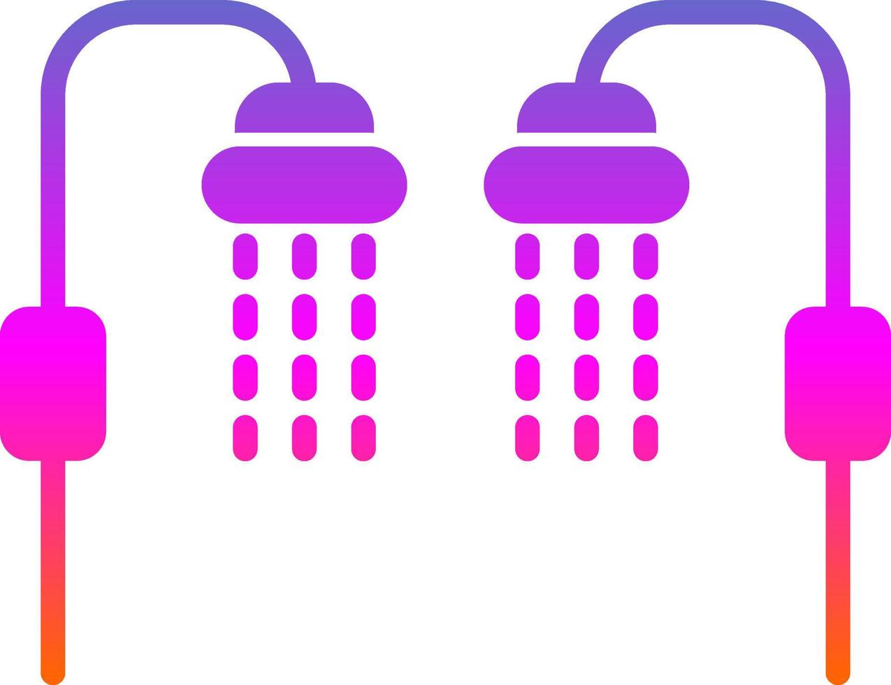 Shower Vector Icon Design