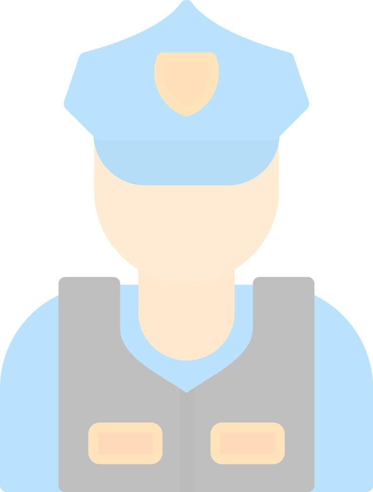 Security Guard Vector Icon Design