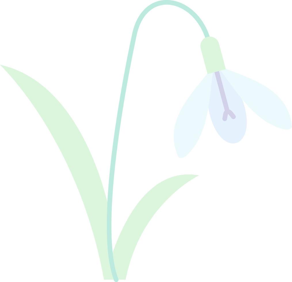 Snowdrop Vector Icon Design