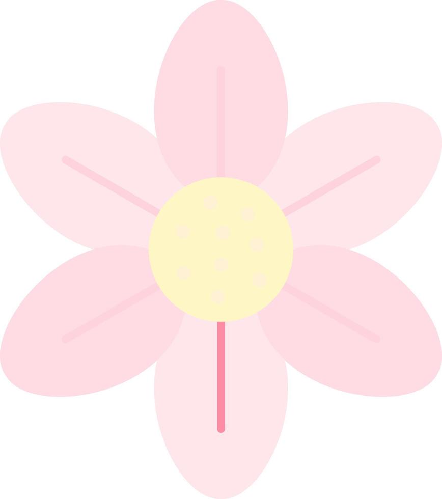 diseño de icono de vector de flor de cerezo